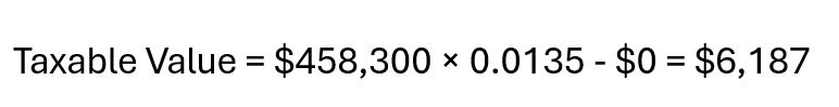 Taxable Value Equation 2