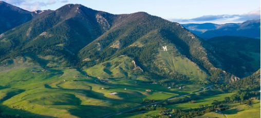 Bridger Mountains with M