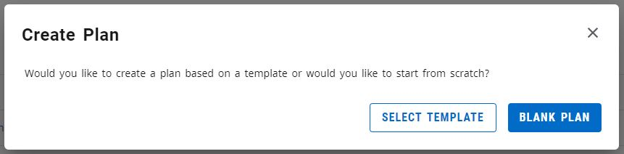 create a plan button