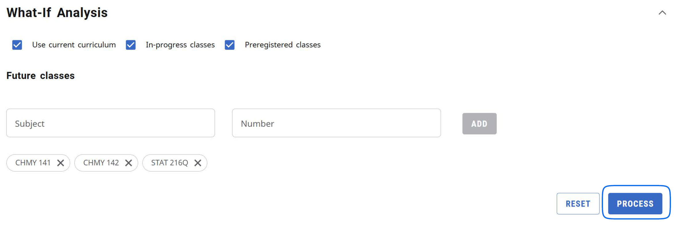future classes process