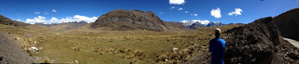 Panorama of Champara massif with fault