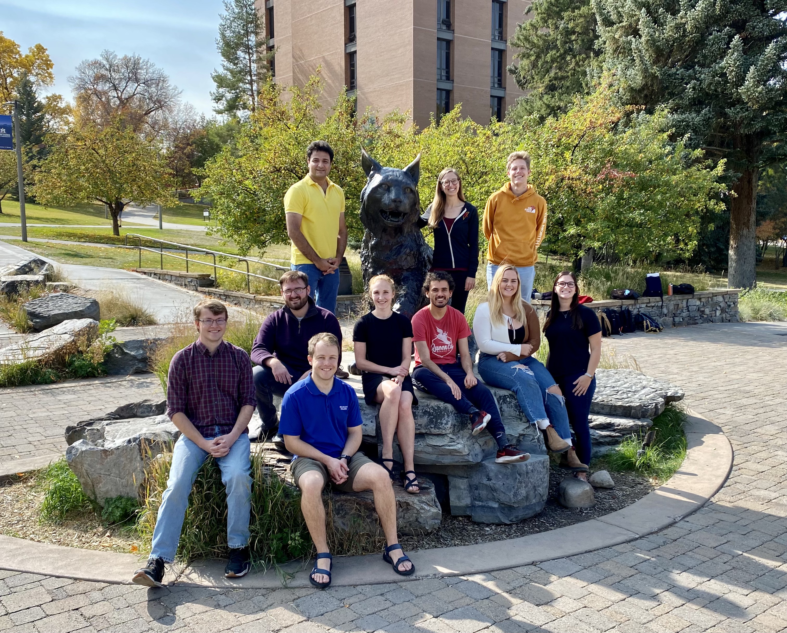 A group of first-year master's students