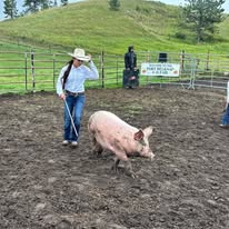 4H fair in Lodgepole MT