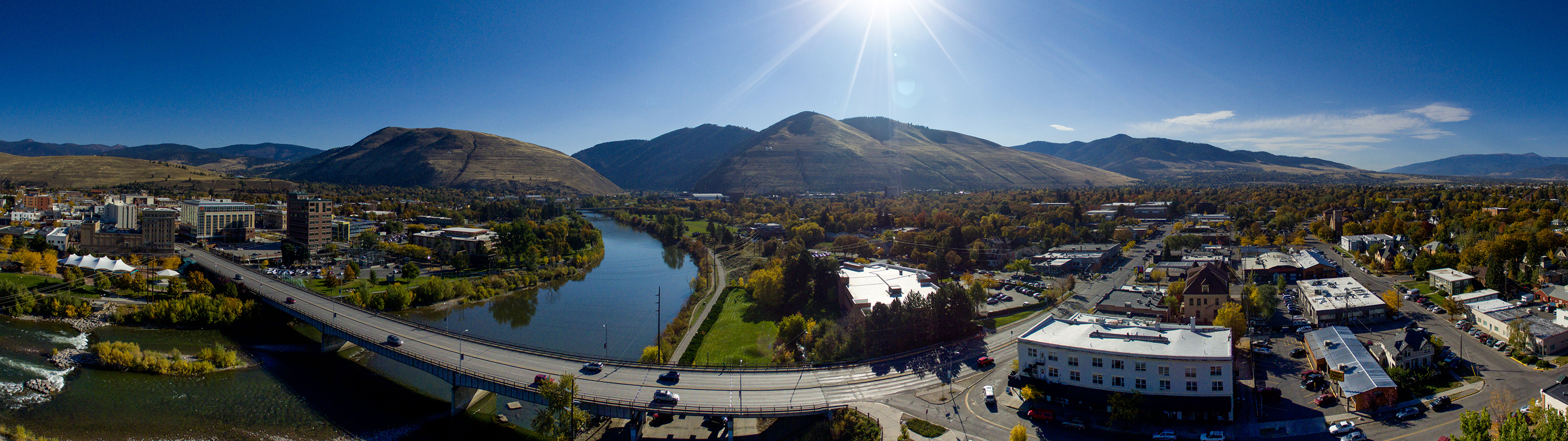 Panoramic view of Missoula, Montana