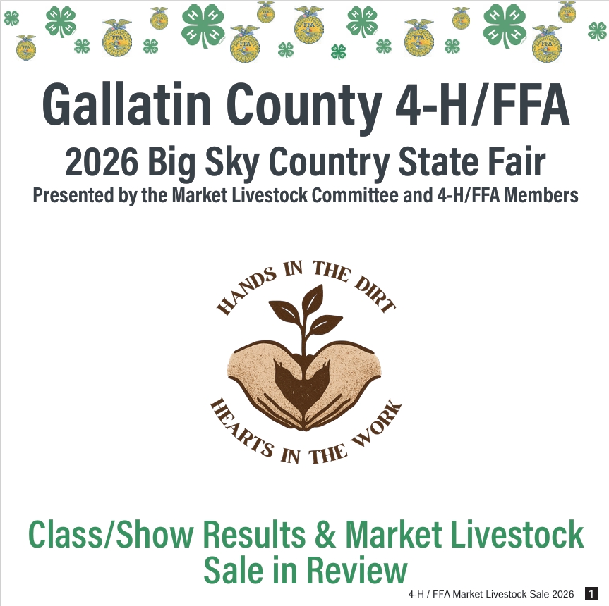 2026 Gallatin 4-H TAB 2026 Gallatin 4-H TAB