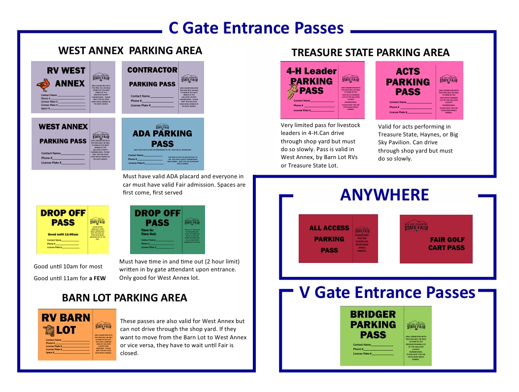 2026 Fair Parking Passes