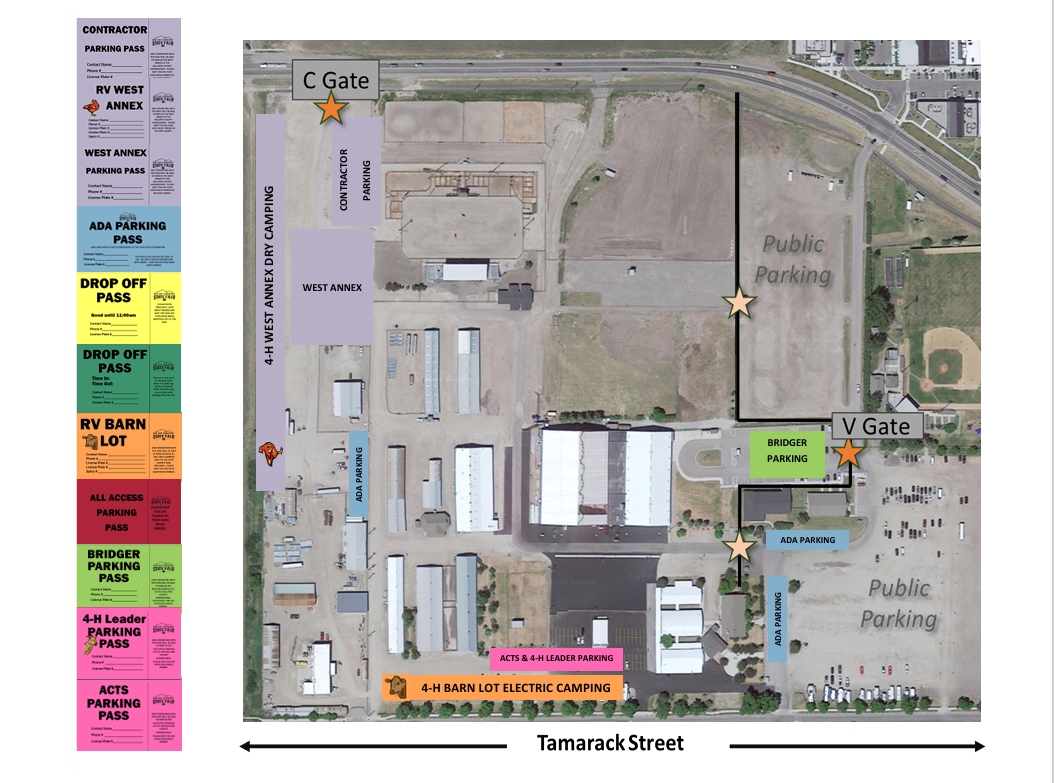 2026 Fair Parking Map
