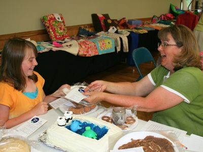 Interview Judge with 4-H Member