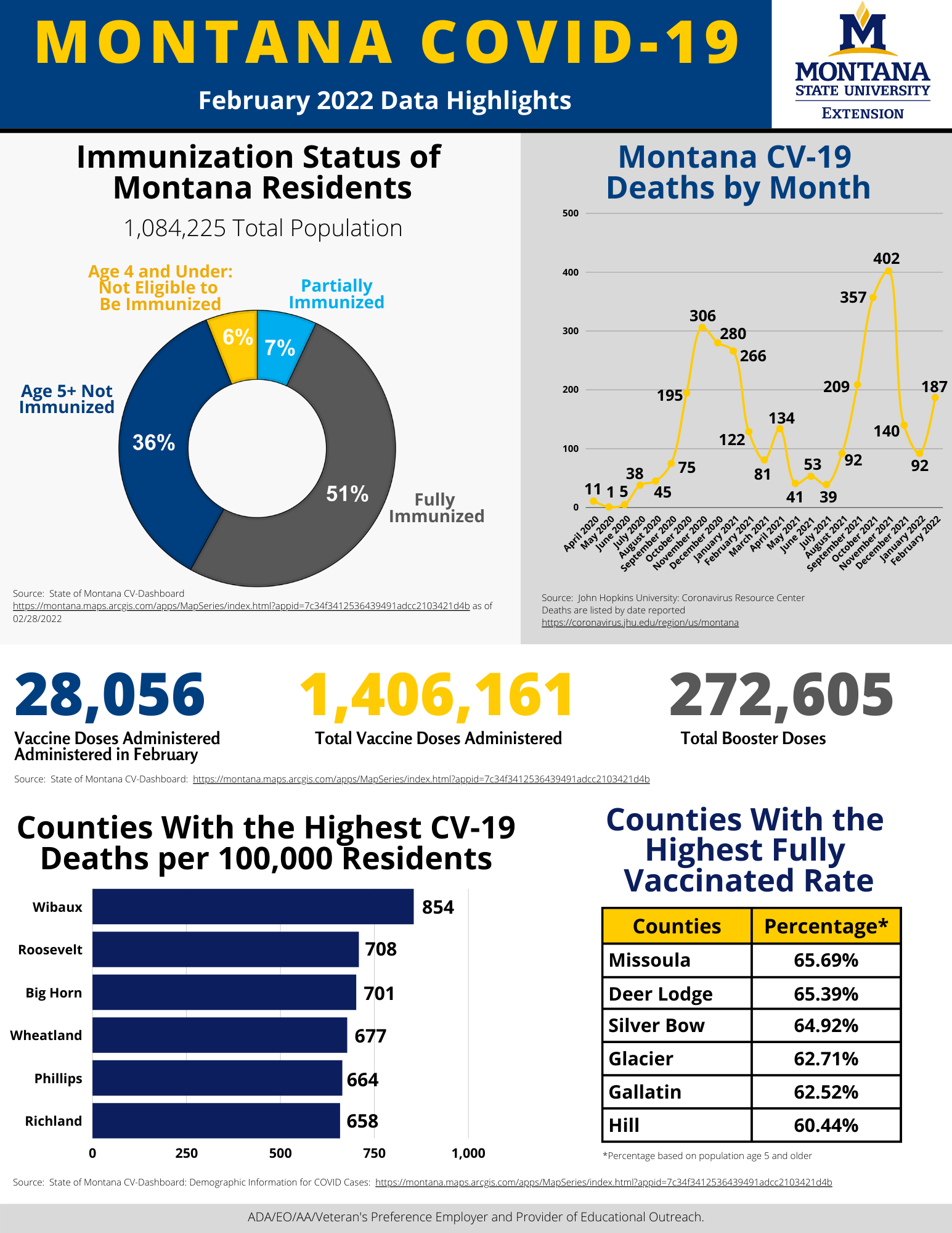 February 2022 Vaccine Infographic