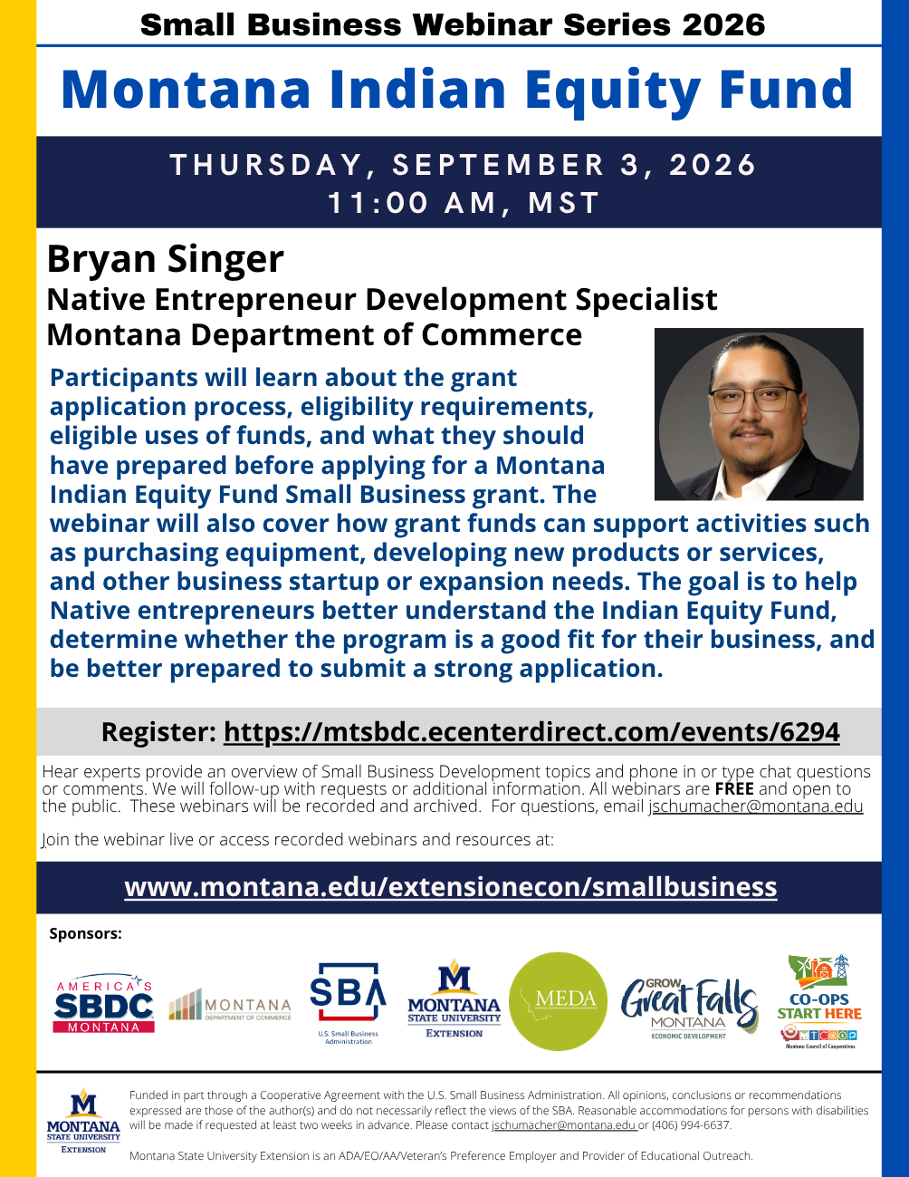 Small Business Webinar-September 2026