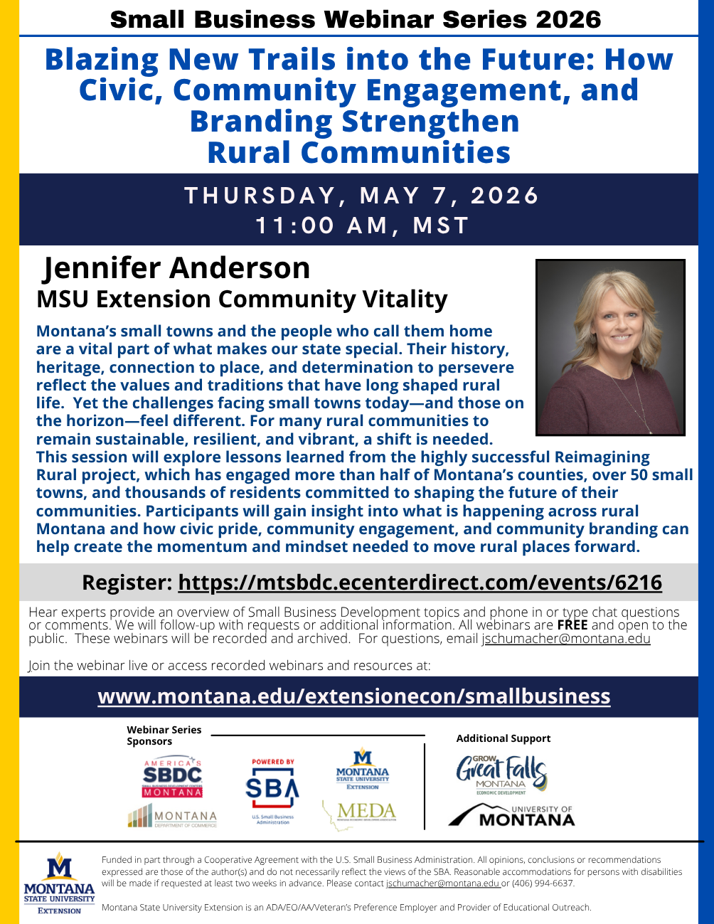 May 2026 Small Business Webinar