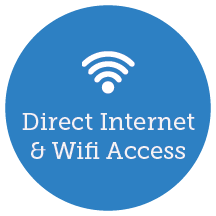 Direct and wireless internet access