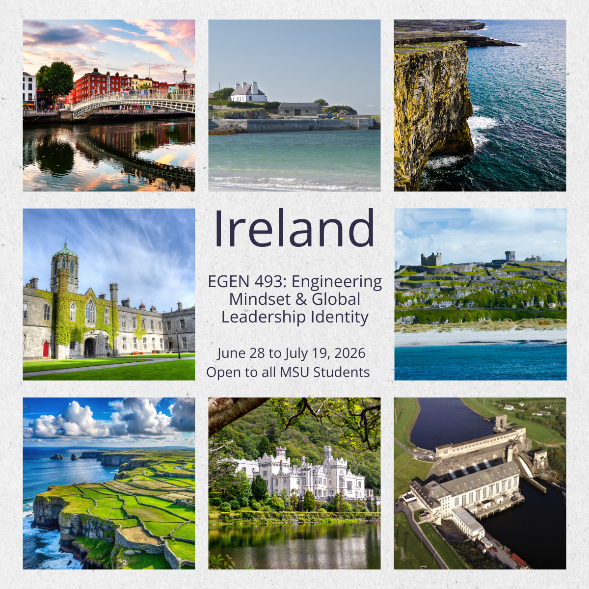 Ireland Faculty-Led Study Abroad Program
