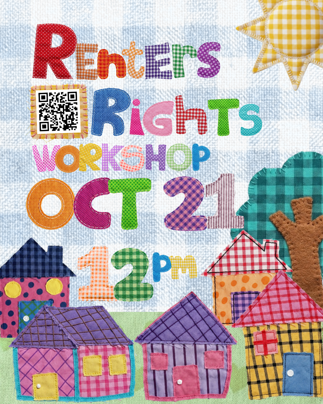 Oct 2026 Renters Rights poster for Renters Rights workshop