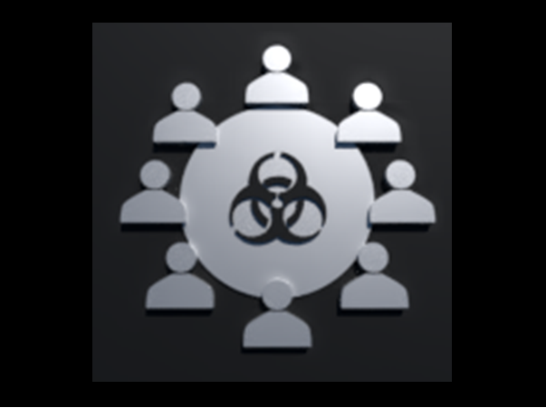 ppl with biosafety symbol