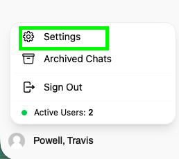 Profile Setting Selector